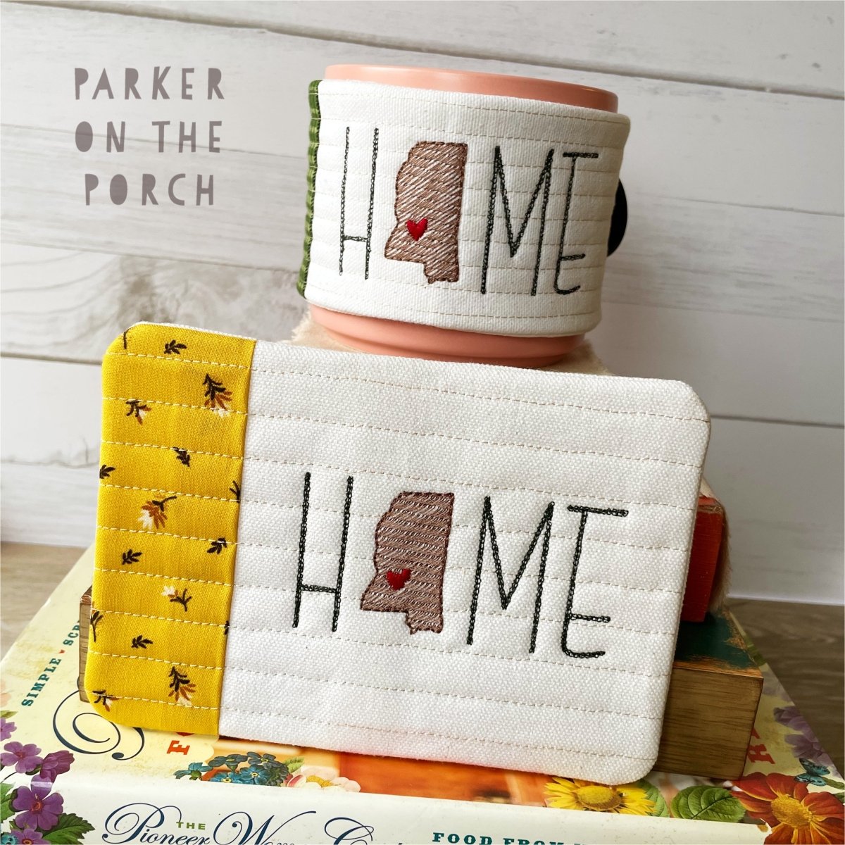 Digital Download - Home State - Mug Rug and Mug Wrap Bundle- Mississip ...